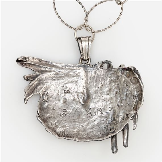 Ángel Botello | Angel Botello Sterling Silver Pendant | MutualArt