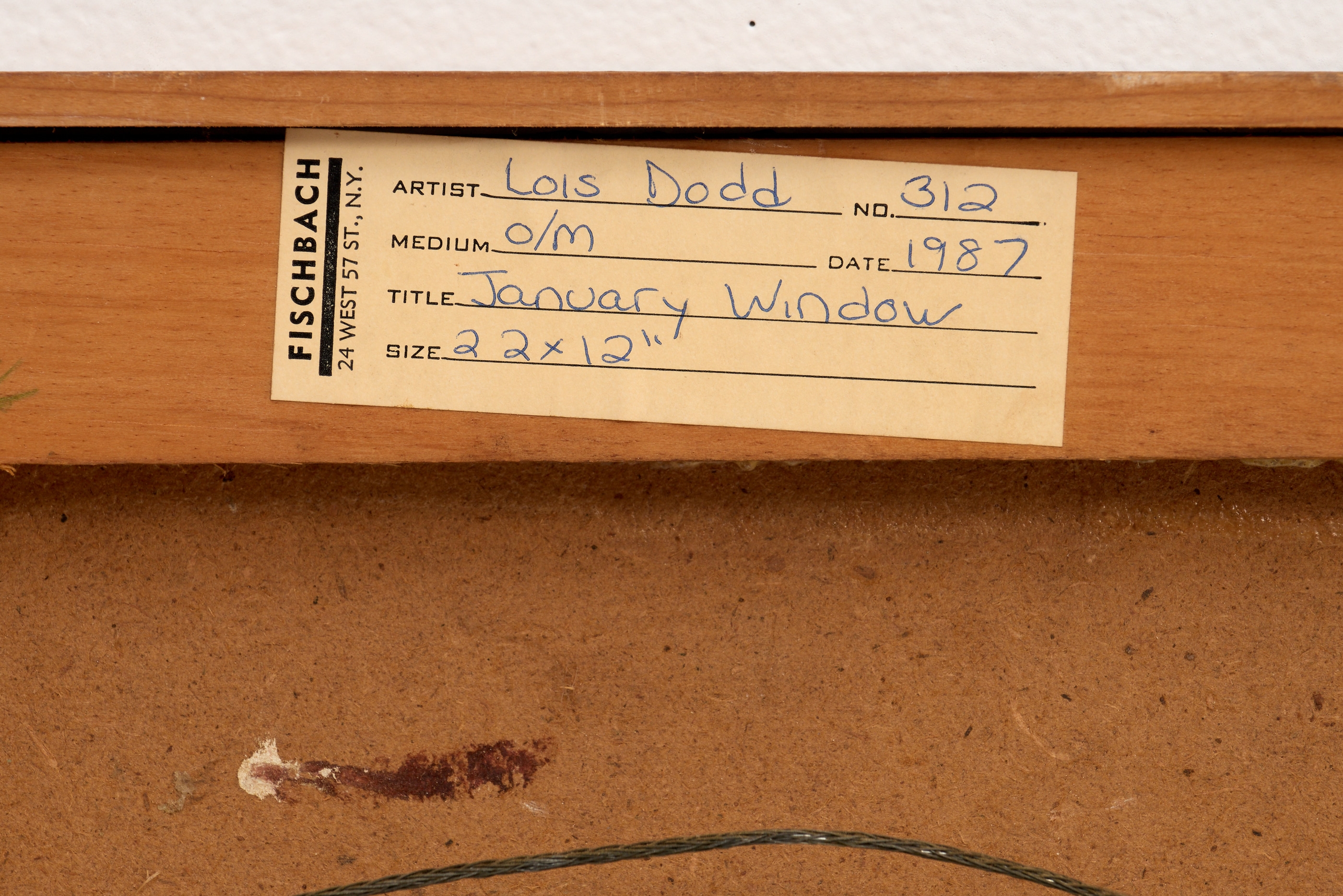 Lois Dodd | January Window (2012) | MutualArt
