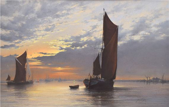 Thames Barges, East Anglia - Christine Slade