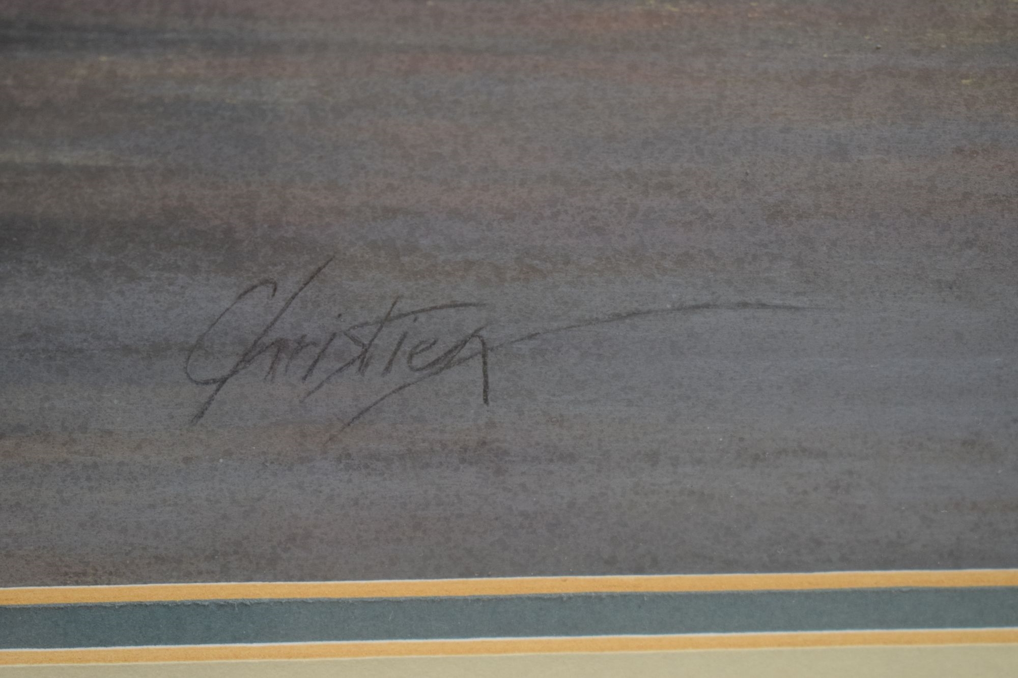 Artwork by Christine Slade, Thames Barges, East Anglia, Made of Pastel