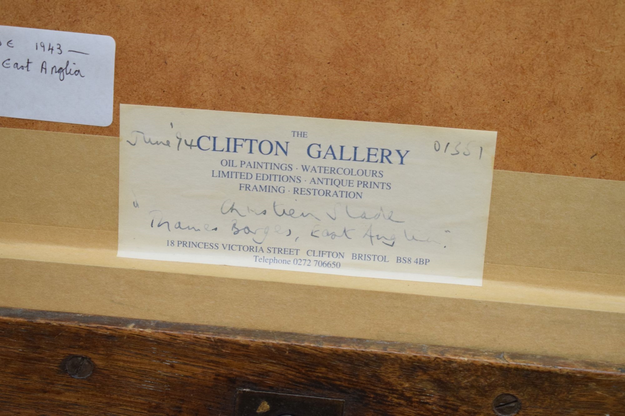 Artwork by Christine Slade, Thames Barges, East Anglia, Made of Pastel