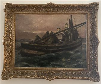 Retour de pêche - Carl Otto Fey