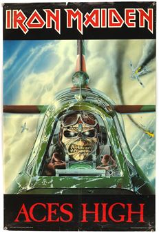 Iron Maiden Aces High (1985) - Derek Riggs