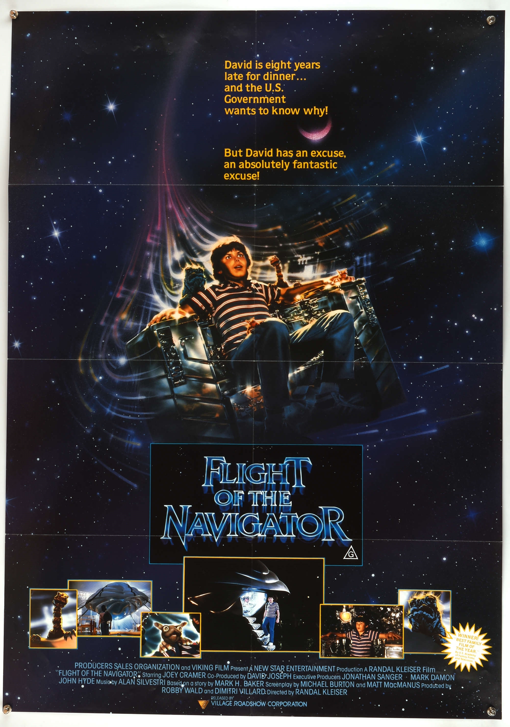 Artwork by Jeff Wack, Flight of the Navigator (1987), Made of Poster