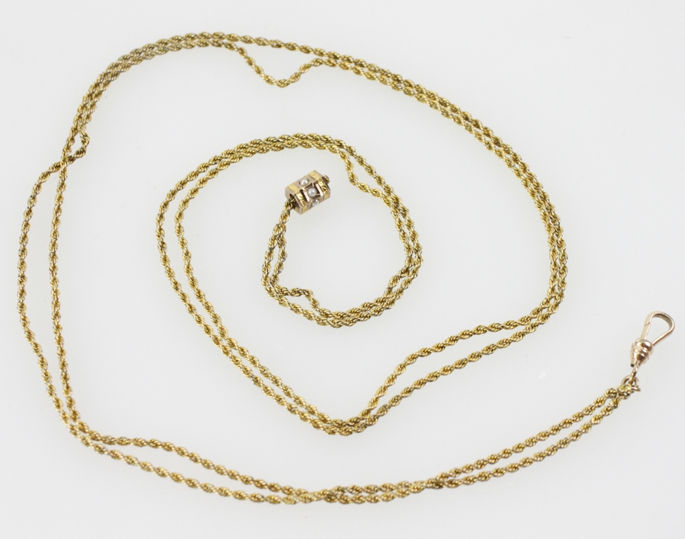 Jewelry | Antique 14k Gold Slide Chain | MutualArt