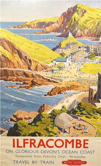 Harry Arthur Riley | 1966) Ilfracombe on Glorious Devons Ocean ...