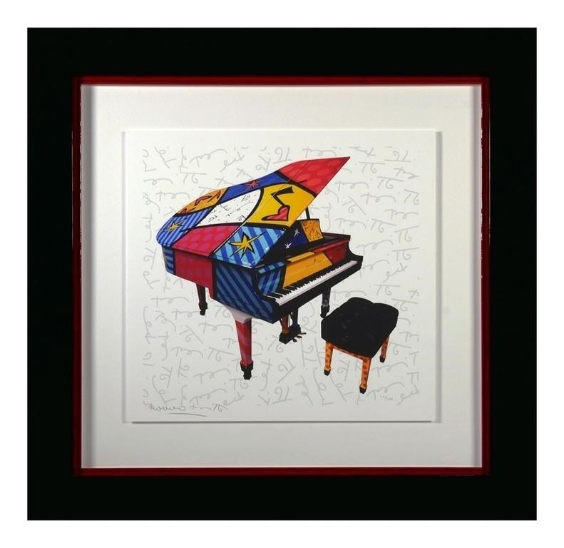 Romero Britto | ROMERO BRITTO Art That is Music For My Eyes | MutualArt