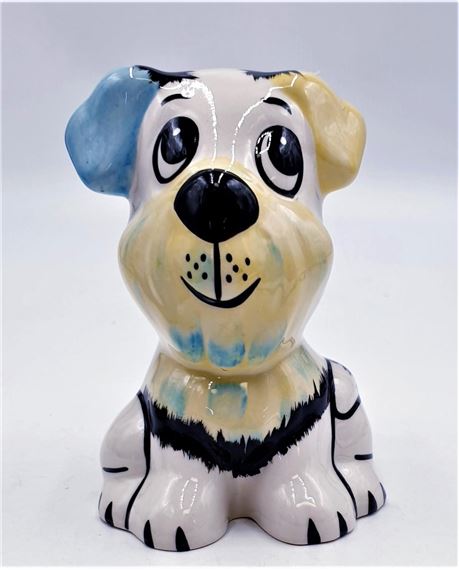 LORNA BAILEY 12.5cm MODEL OF WOOF-WOOF THE DOG Signed By Lorna Bailey