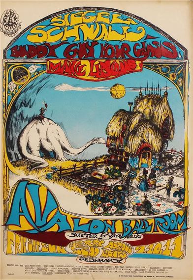 Siegel Schwall, Buddy Guy, Mance Lipscomb (Moby Dragon), Avalon Ballroom - Joel Beck