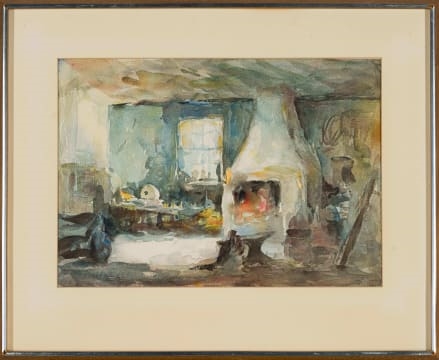 Alexander Rose-Innes | Interior Scene with Fireplace (65) | MutualArt