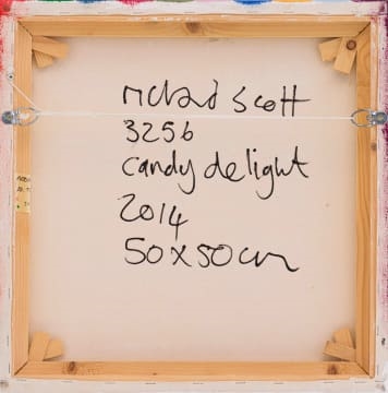 Artwork by Richard Scott, Candy Delight, Made of acrylic on canvas