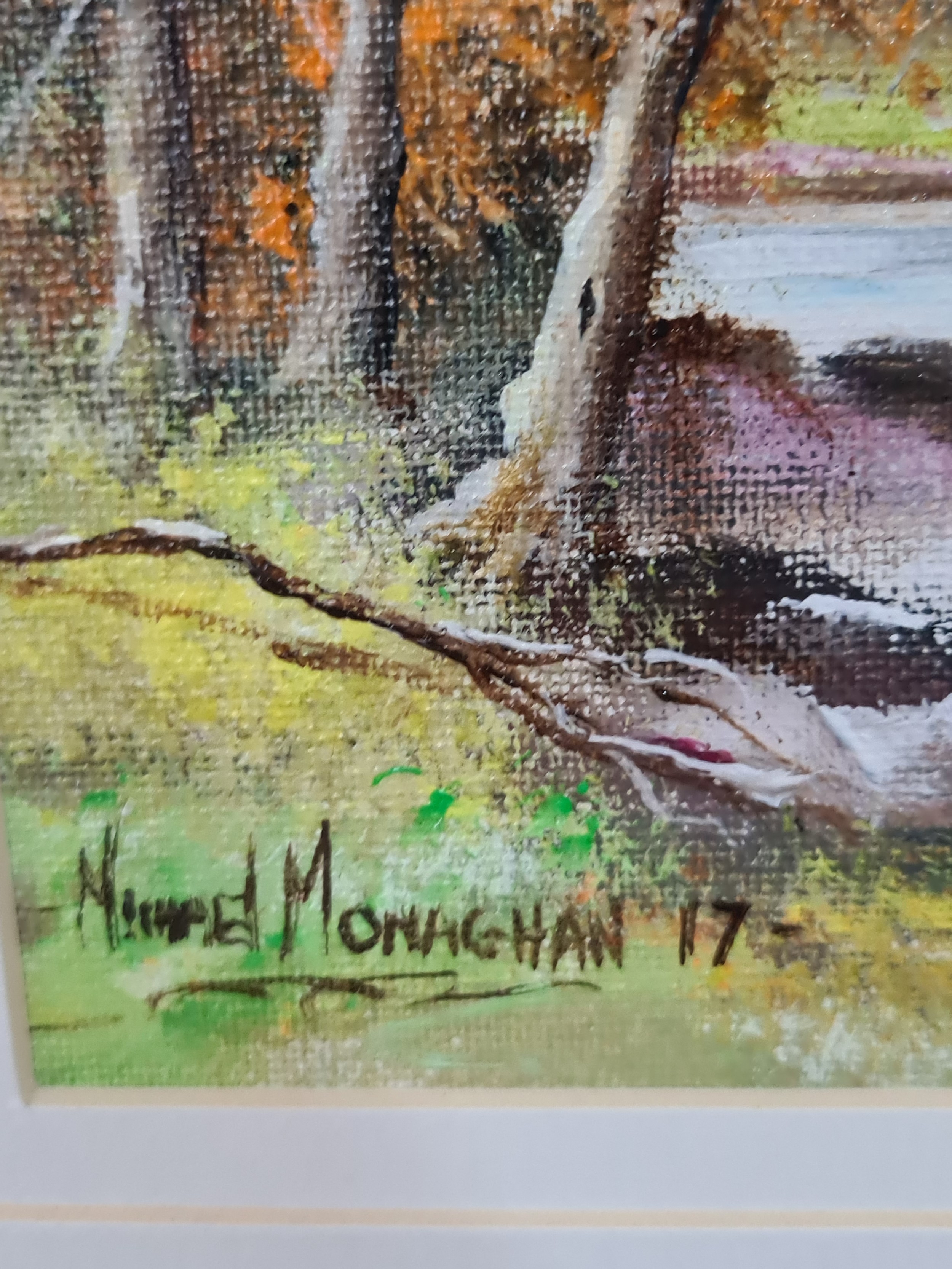 Artwork by Michael Monaghan, Michael Monaghan' oil on board painting titled, Made of oil on board painting