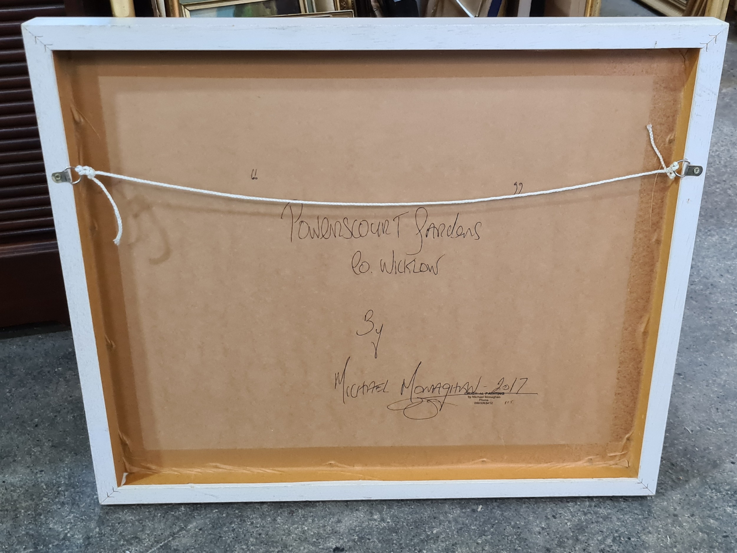 Artwork by Michael Monaghan, Michael Monaghan' oil on board painting titled, Made of oil on board painting