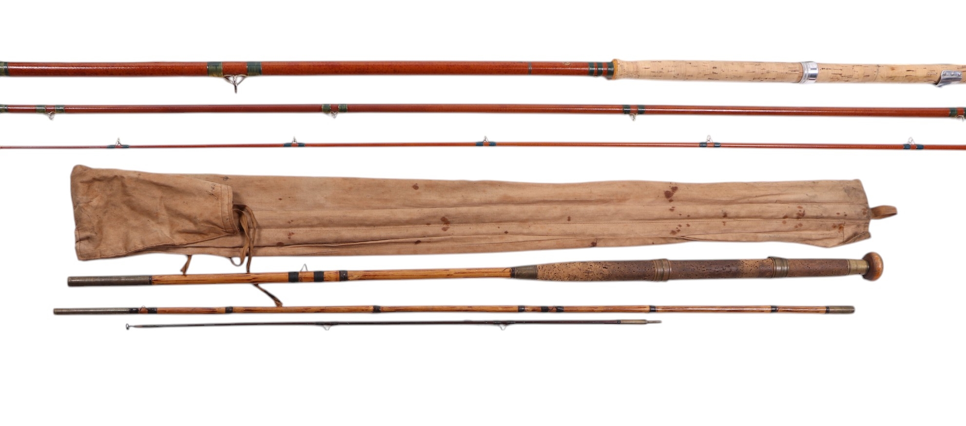 Similar | An early 20th century fishing rod; together with four similar ...