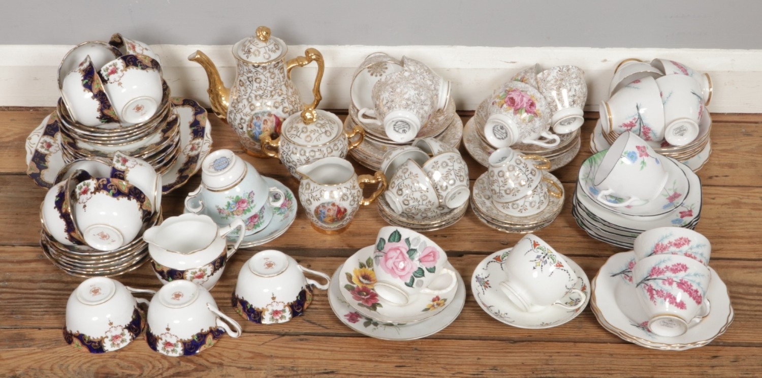 Unknown | A large box of assorted vintage tea sets, with examples from ...