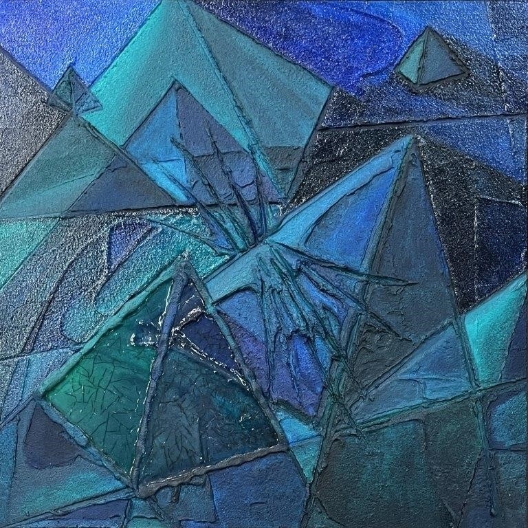 Artwork by Paul André Babin, PAUL ANDRÉ BABIN - MEDIANES - 2003, Made of ACRYLIC PAINT