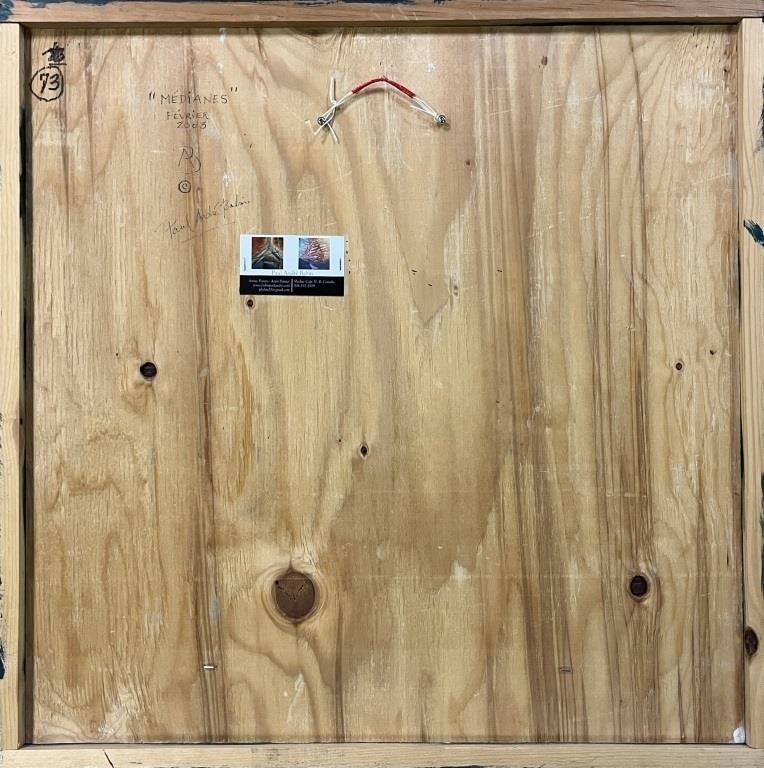 Artwork by Paul André Babin, PAUL ANDRÉ BABIN - MEDIANES - 2003, Made of ACRYLIC PAINT