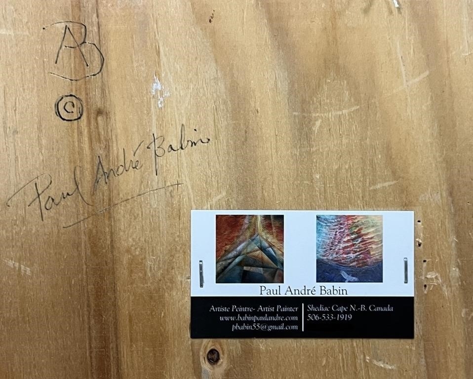 Artwork by Paul André Babin, PAUL ANDRÉ BABIN - MEDIANES - 2003, Made of ACRYLIC PAINT