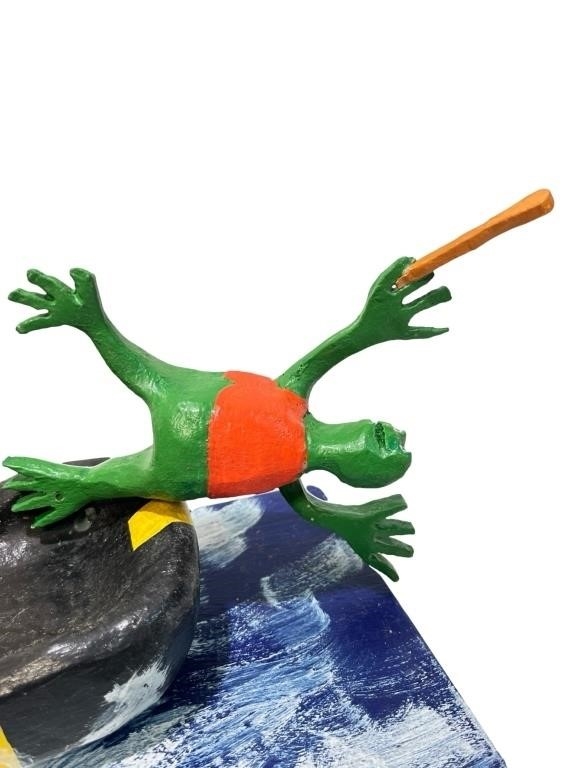 Artwork by Ian Fancey, IAN FANCY - WET AND WILD, Made of White Pine