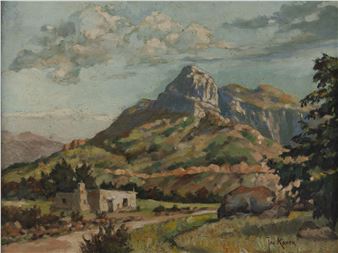 Homestead in a Mountainous Landscape - Jac Koper