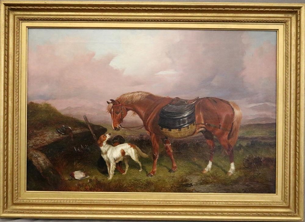 Colin Graeme Roe | A Pony on a Grouse Moor with a Game Basket (2003 ...