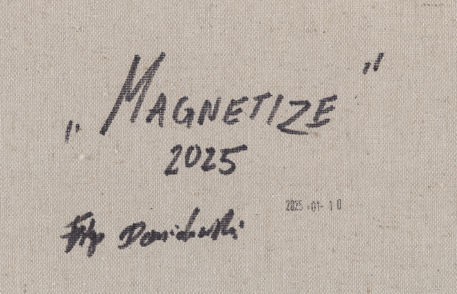 Artwork by Filip Dawidowski, Magnetize, Made of acrylic/canvas