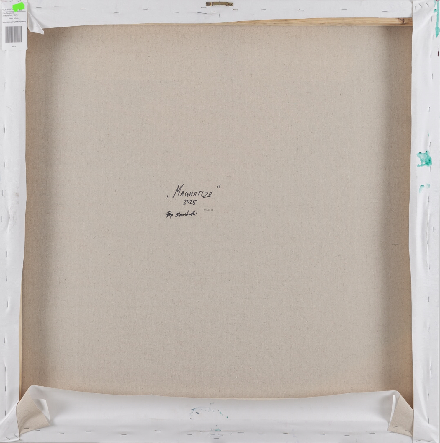 Artwork by Filip Dawidowski, Magnetize, Made of acrylic/canvas