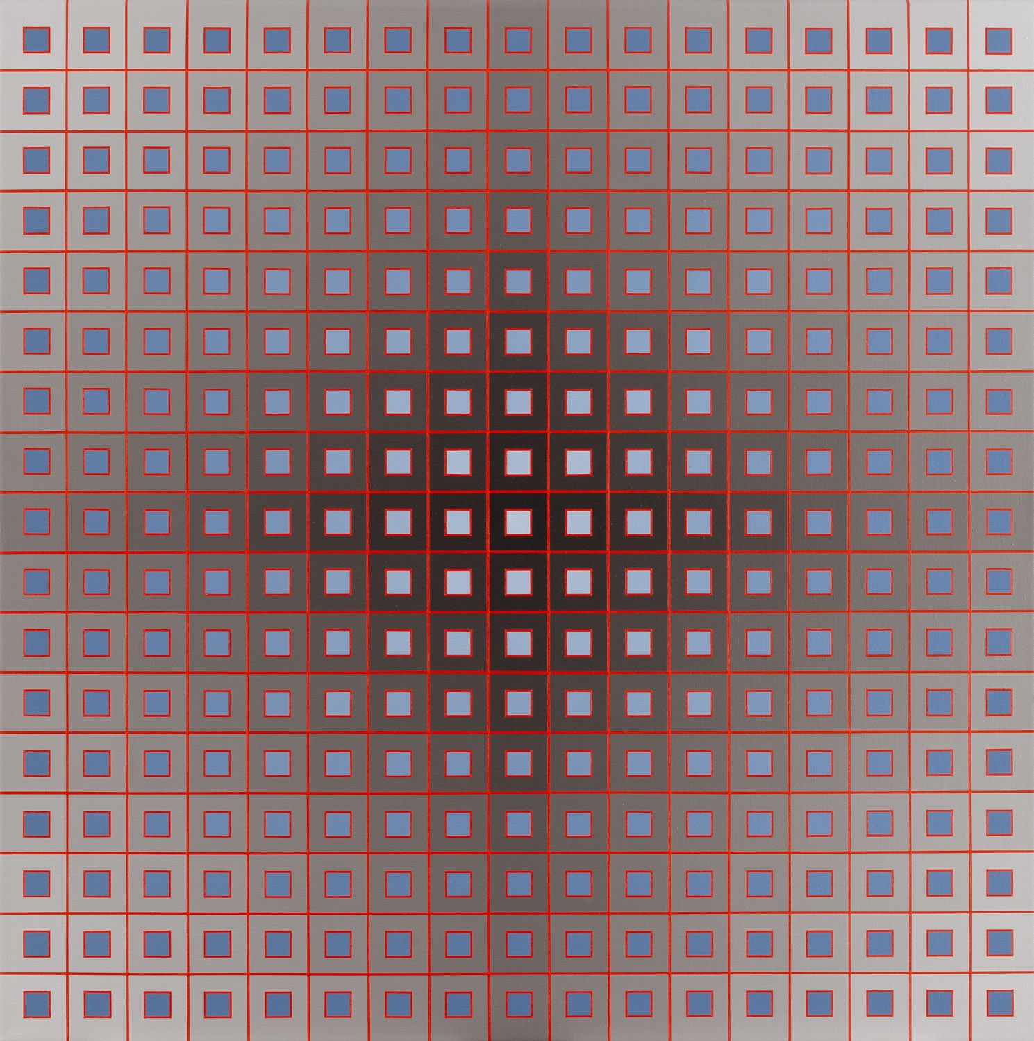 Artwork by Izabela Kozłowska, Illusion XXI S, Made of acrylic/canvas