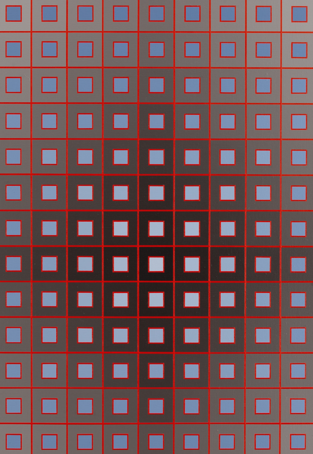 Artwork by Izabela Kozłowska, Illusion XXI S, Made of acrylic/canvas