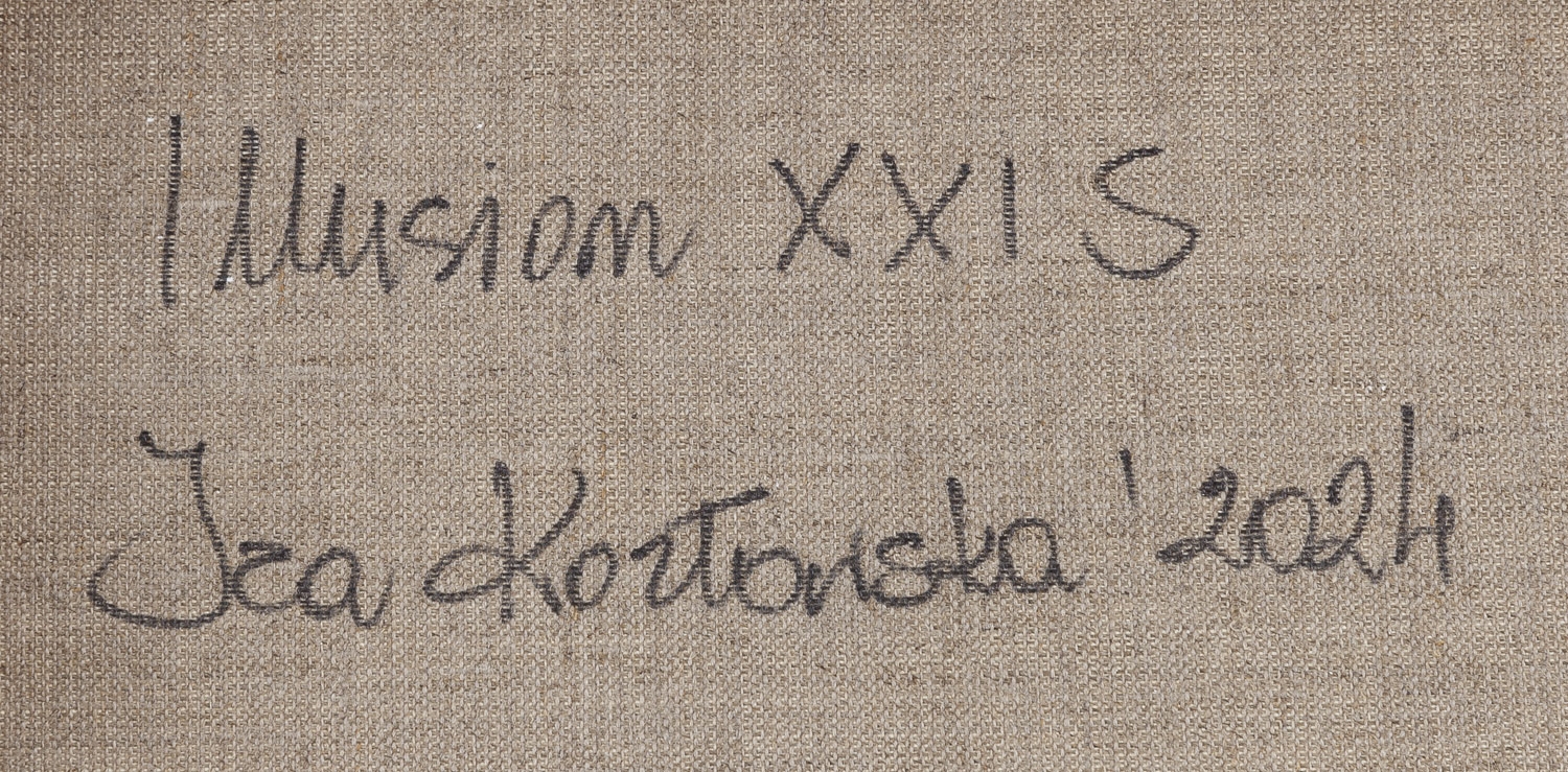 Artwork by Izabela Kozłowska, Illusion XXI S, Made of acrylic/canvas