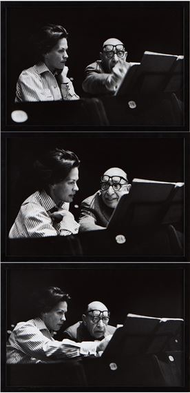 Käbi Laretei och Igor Stravinsky by Lennart Nilsson, 1961