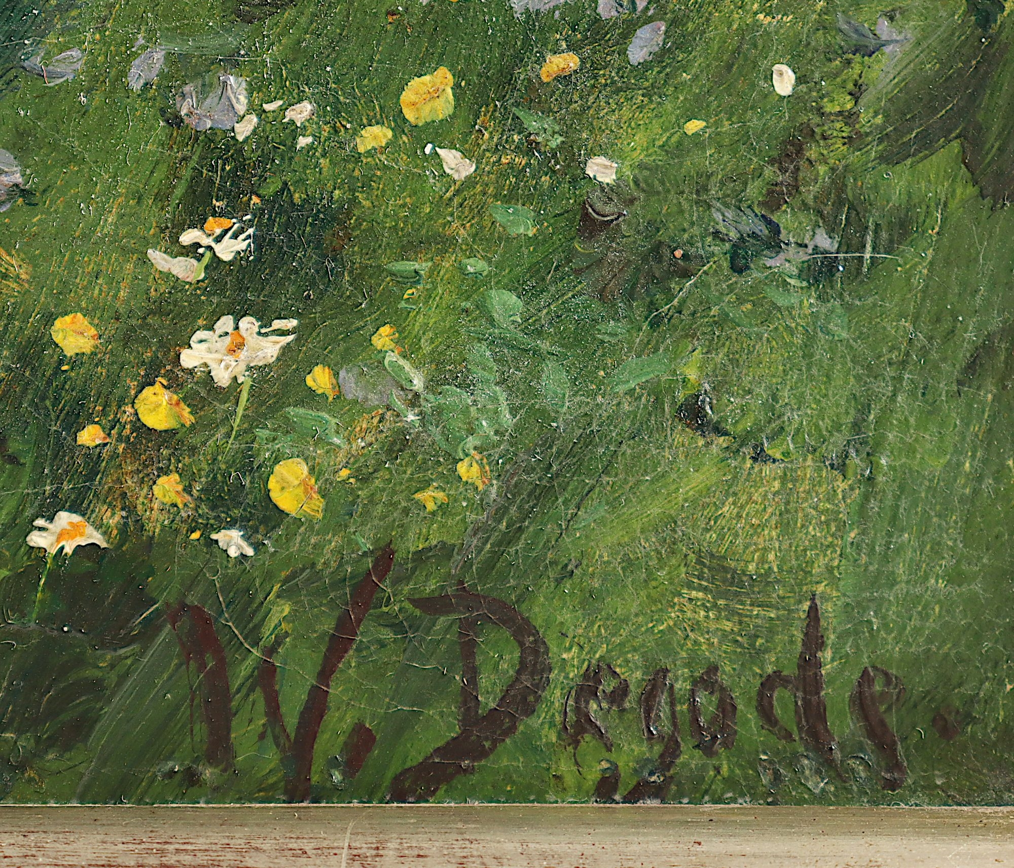 Artwork by Wilhelm Degode, "An der Kyll bei Gerolstein", Made of oil on canvas