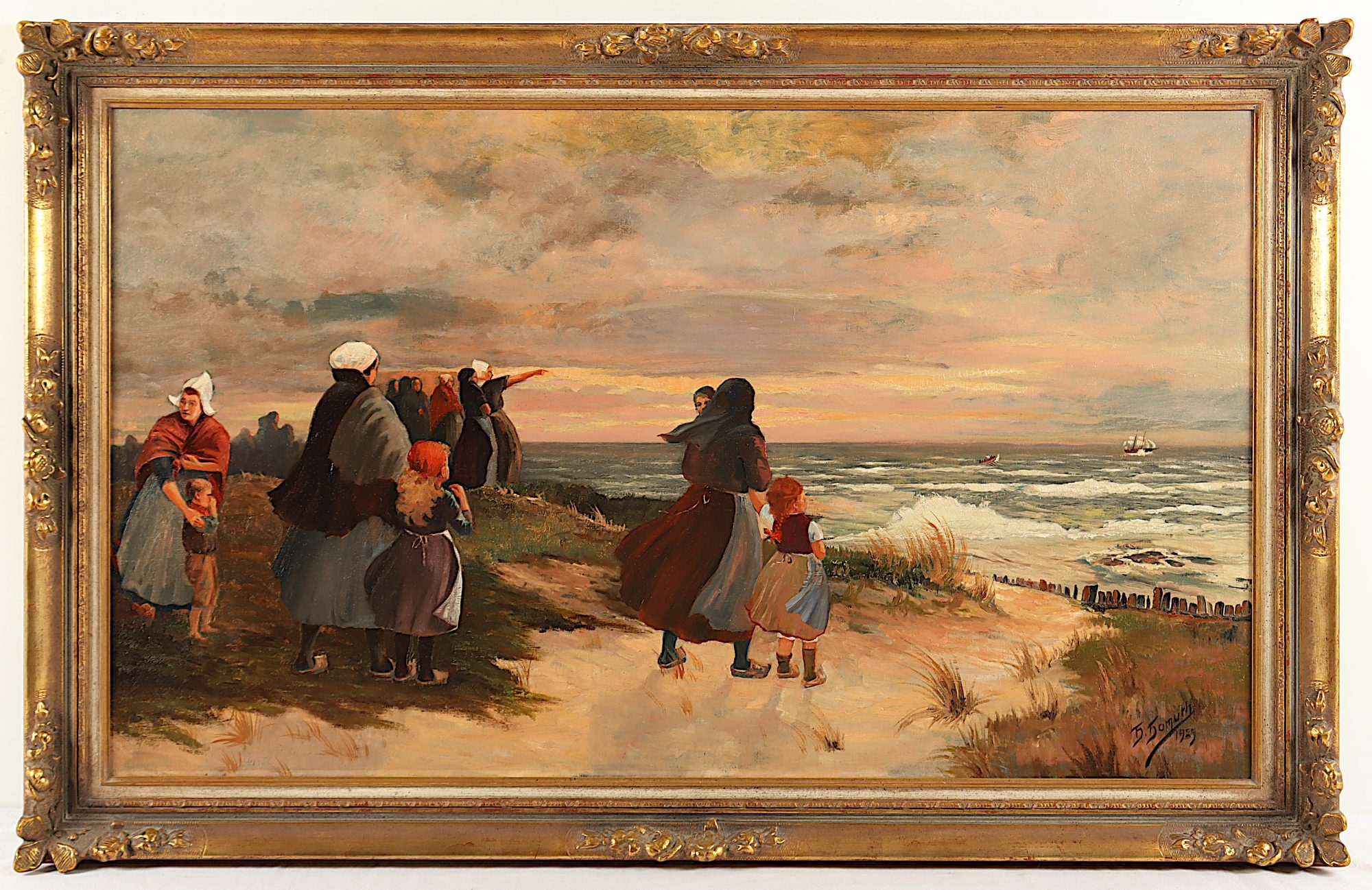 Erwin Herman Homuth | Fischerfrauen am Ufer | MutualArt