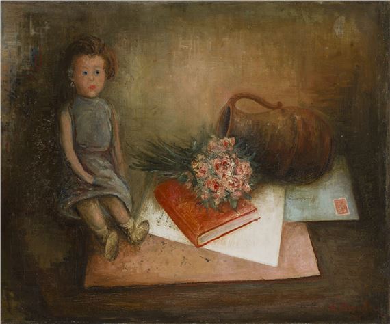 Still life with doll by Marc Sterling, 1937