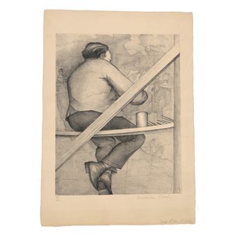 Diego Rivera at Work - Lucienne Bloch