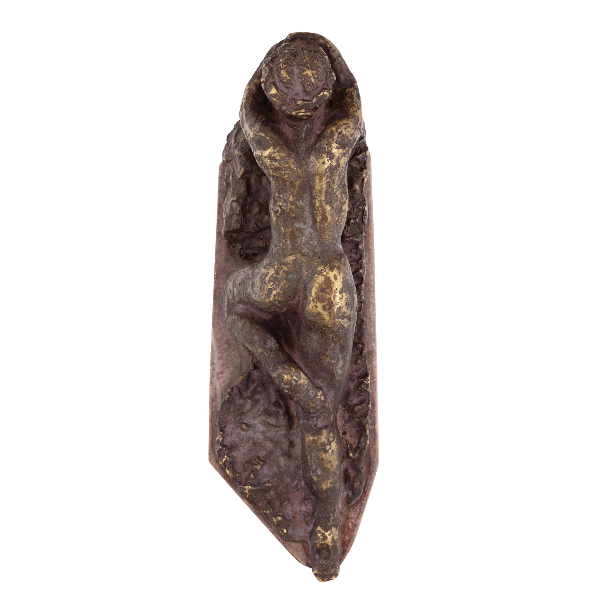 Artwork by Dimitrie Paciurea, Nymph, Made of bronze