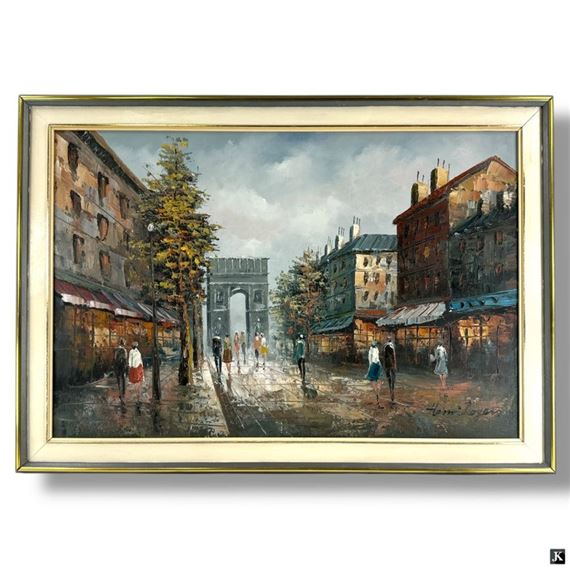 Henry Rogers | Henri HENRY Rogers Paris Painting | MutualArt