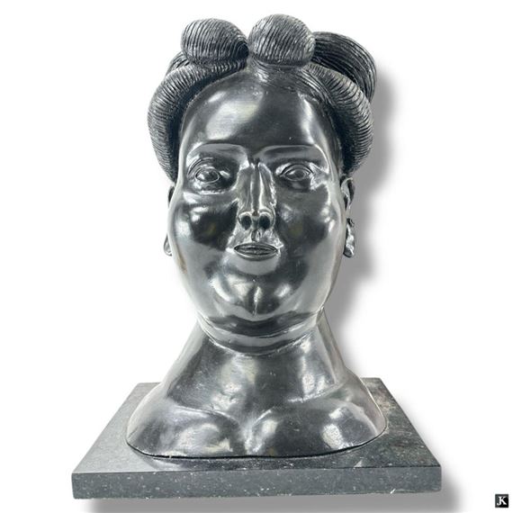Fernando Botero | After Fernando Botero Bronze Head of a Woman | MutualArt