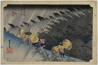 Rising Sun, Falling Rain: Japanese Woodblock Prints from the Grunwald Center for the Graphic Arts - Hammer Museum