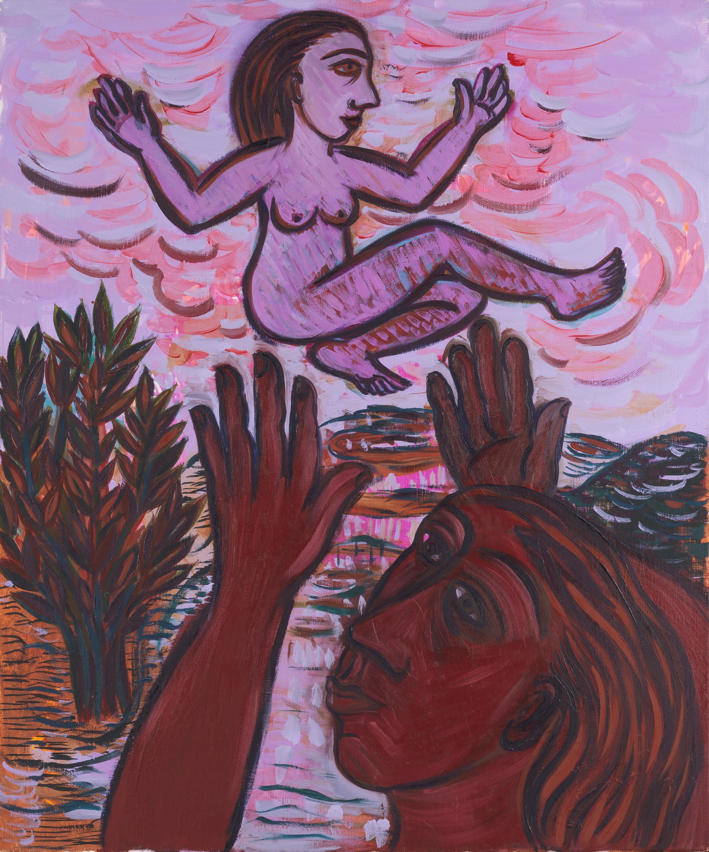 Artwork by Eileen Cooper, Seventh Heaven, Made of oil on canvas