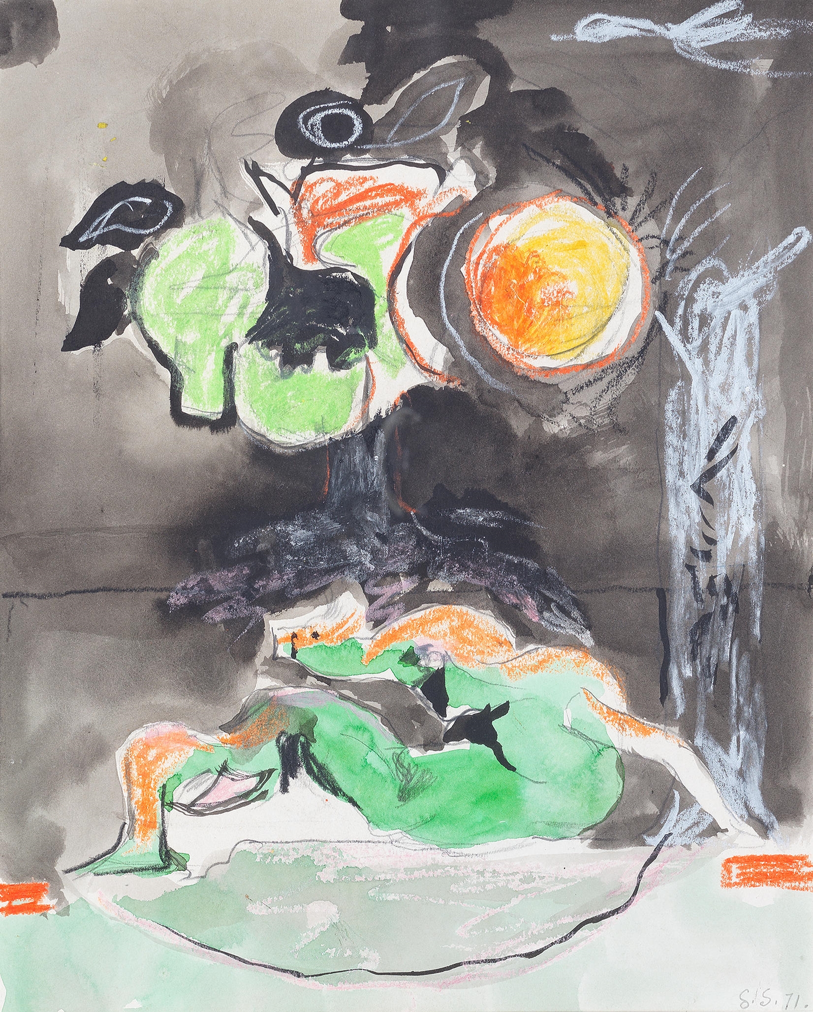 Graham Sutherland | Landscape Form (1971) | MutualArt