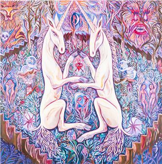 John Abell: Cariadon Y Mynydd (The Mountain Lovers) - Arusha Gallery, London