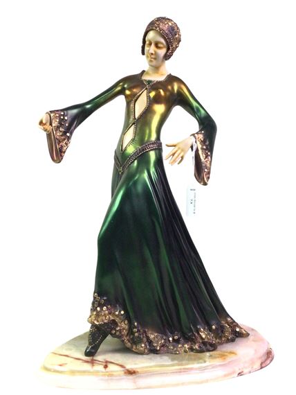 Demétre H. Chiparus | ART DECO STYLE COMPOSITE FIGURE | MutualArt