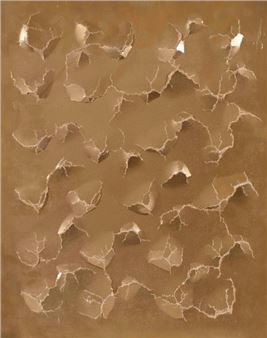 Jos LUCHIPE (Born 1956) Deforming Mixed media on cardboard, signed and dated 2017 on the back. 50 x 40 cm - Jos Luchipe