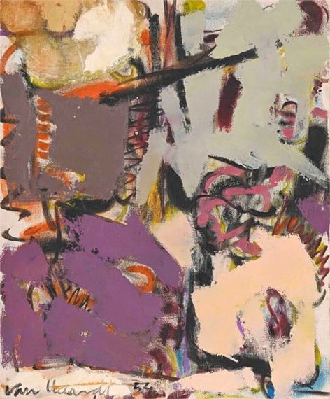 Georges VAN HAARDT (1907-1980) Untitled Oil on canvas, signed and dated 54 lower left. 46 x 38 cm by Georges van Haardt, dated 54