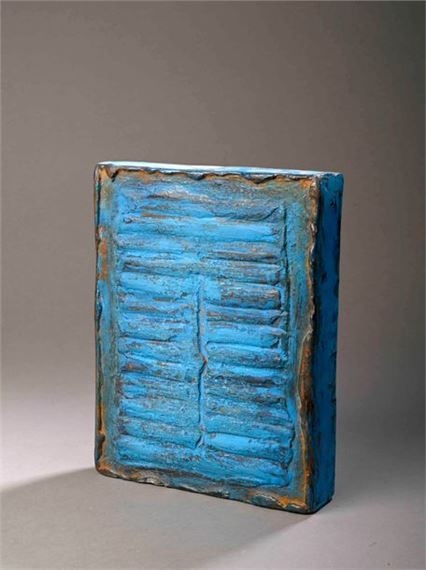 Giuseppe ZOPPI (XX-XXI) Bagni Fonntana (da Joyce a Trieste) Mixed media on panel, signed and dated on reverse. 24 x 18.5 x 4.5 cm - Giuseppe Zoppi