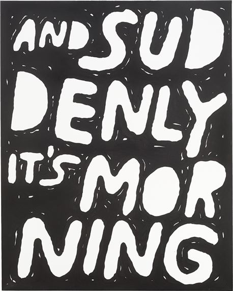 AND SUDDENLY IT'S MORNING - Stefan Marx