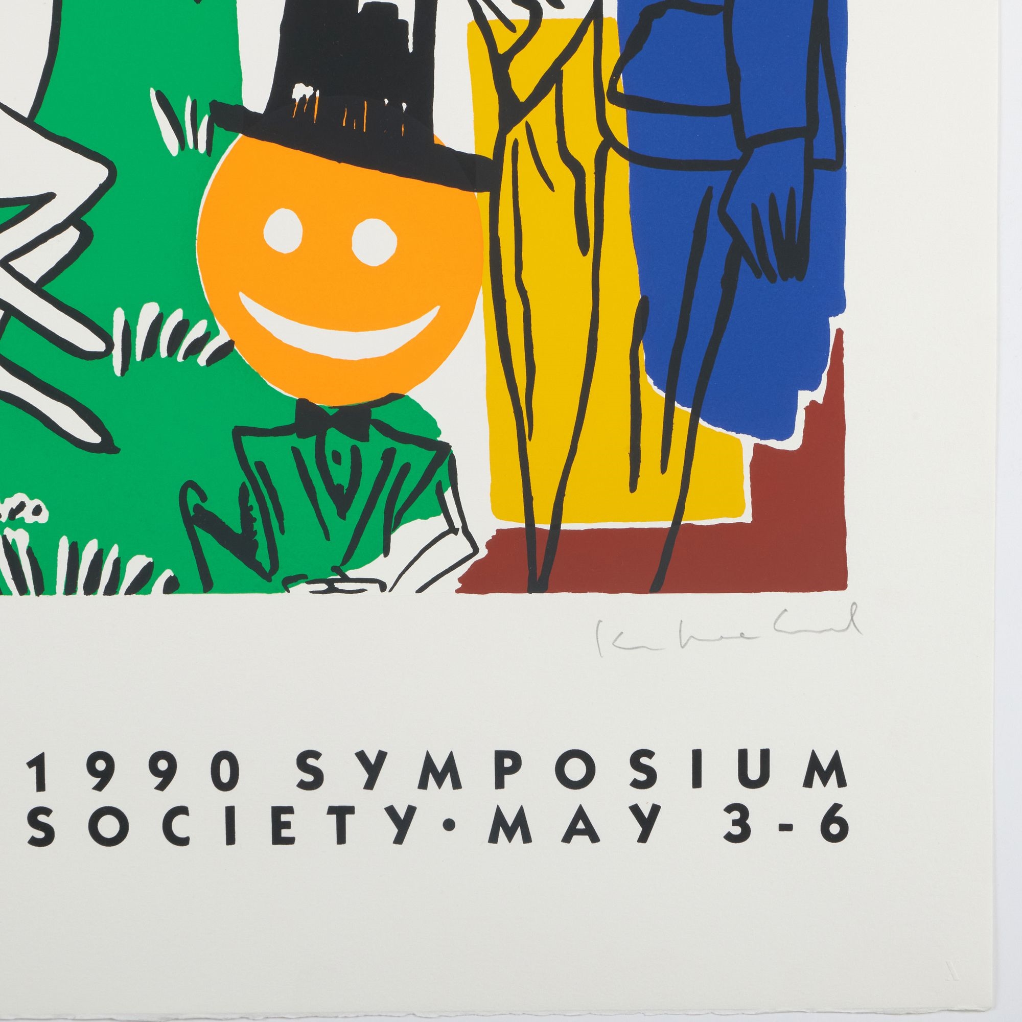 Artwork by Kim MacConnel, Poetry Project Poster Print: Group of Fifty, Made of screenprints in colors on wove paper