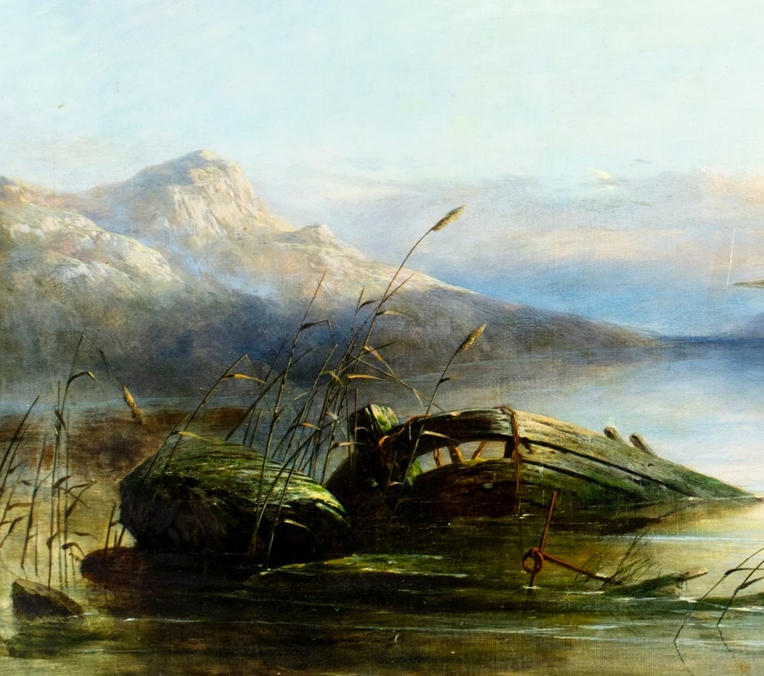 Robert Henry Roe | Ducks - Wild Birds in Flight (1855) | MutualArt
