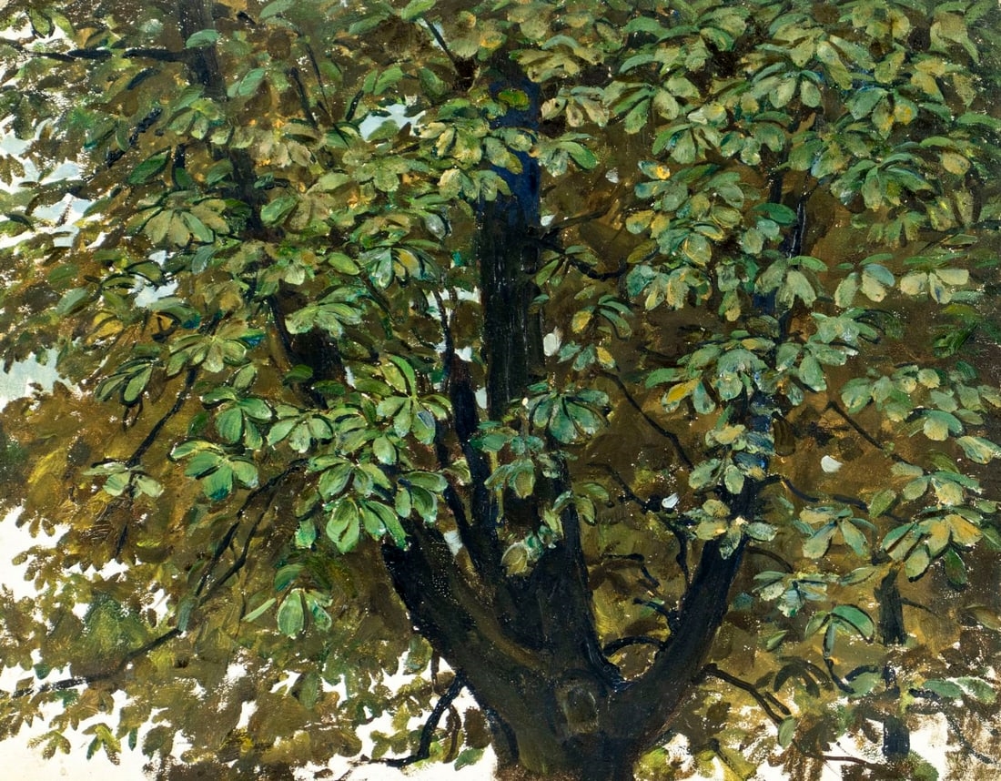 Artwork by Robert van Vorst Sewell, Landscape, Made of oil on board